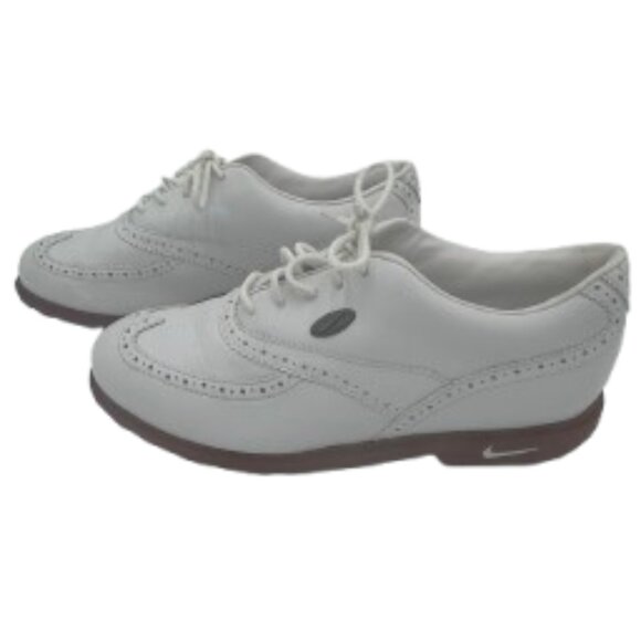 NIKE AIRLINER DRC WINGTIP WOMEN'S SIZE 8 WHITE GOLF SHOES - Picture 3 of 11